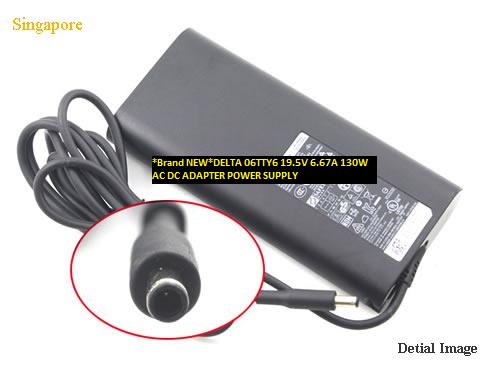 *Brand NEW*DELTA 06TTY6 19.5V 6.67A 130W AC DC ADAPTER POWER SUPPLY